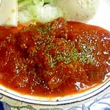 簡単！豪華！圧力なべで　豚肉のトマト煮込み